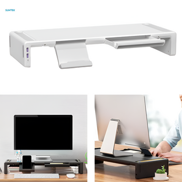 Ergonomic Monitor Riser – Better Posture for Focused Work