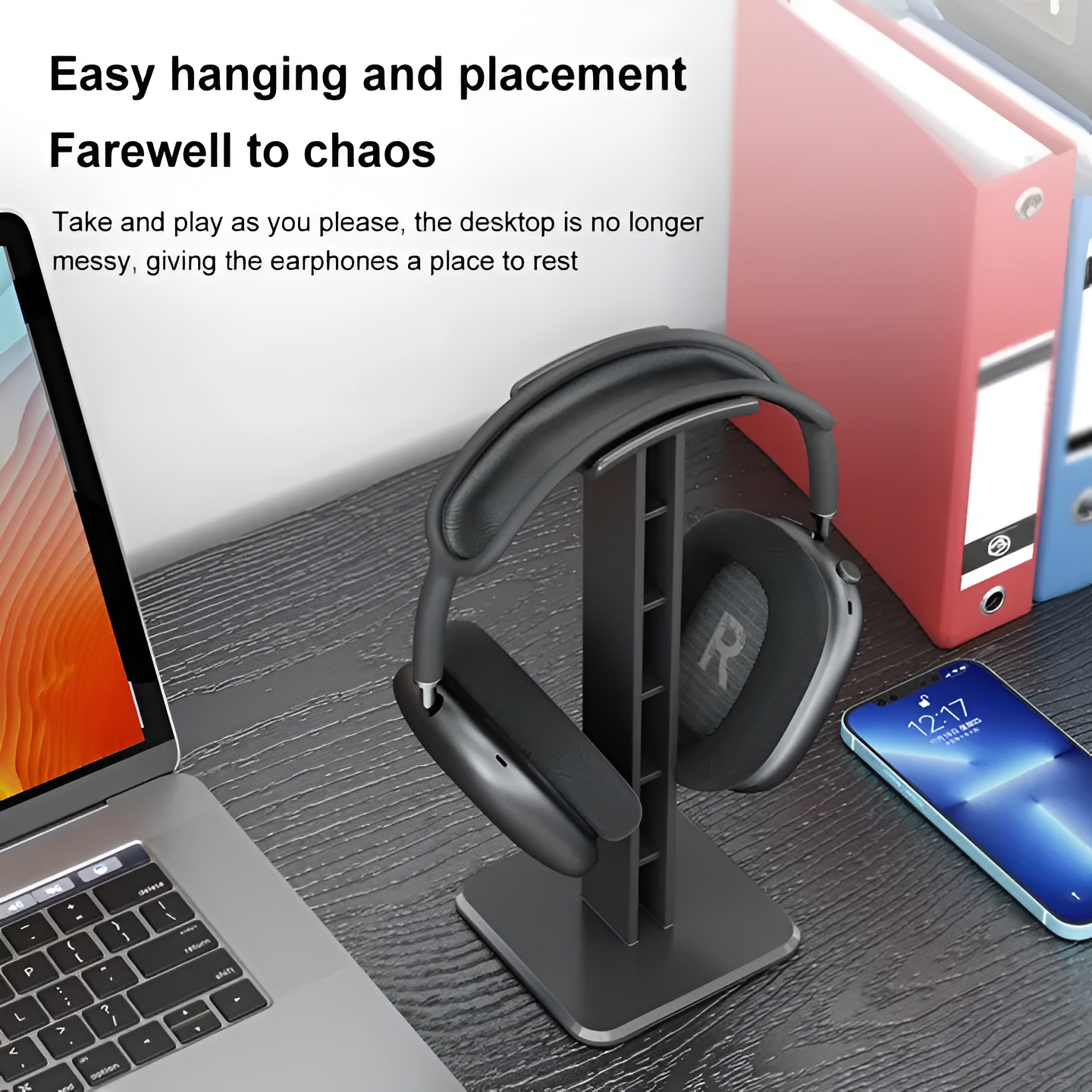 Minimal Headphone Stand – Declutter Your Workspace