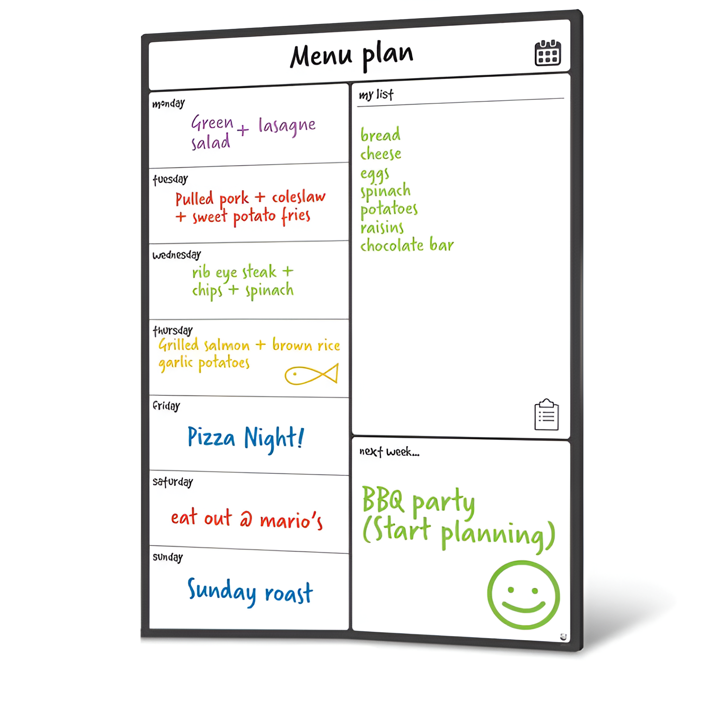 Magnetic Whiteboard Planner – Organize Your Week Efficiently