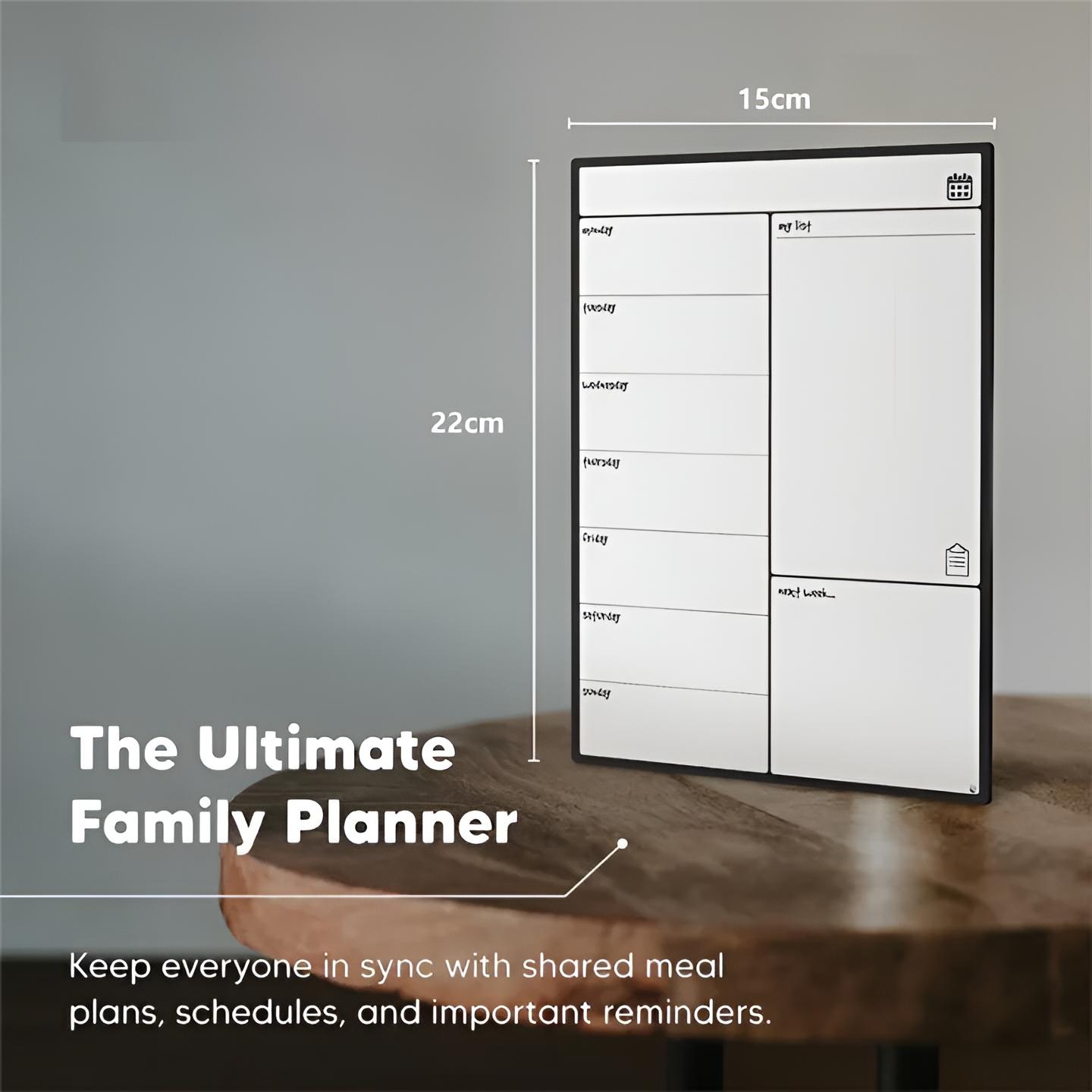 Magnetic Whiteboard Planner – Organize Your Week Efficiently